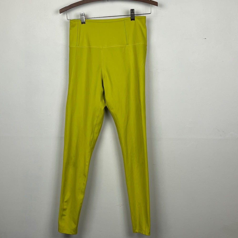 Girlfriend Collective Compressive Leggings M Green Athleisure Gorpcore